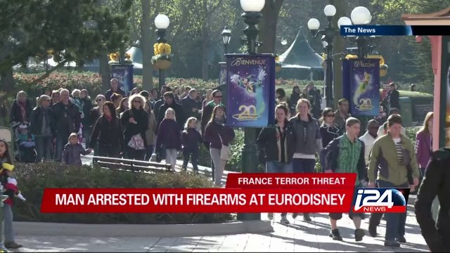 Man arrested with firearms at Eurodisney