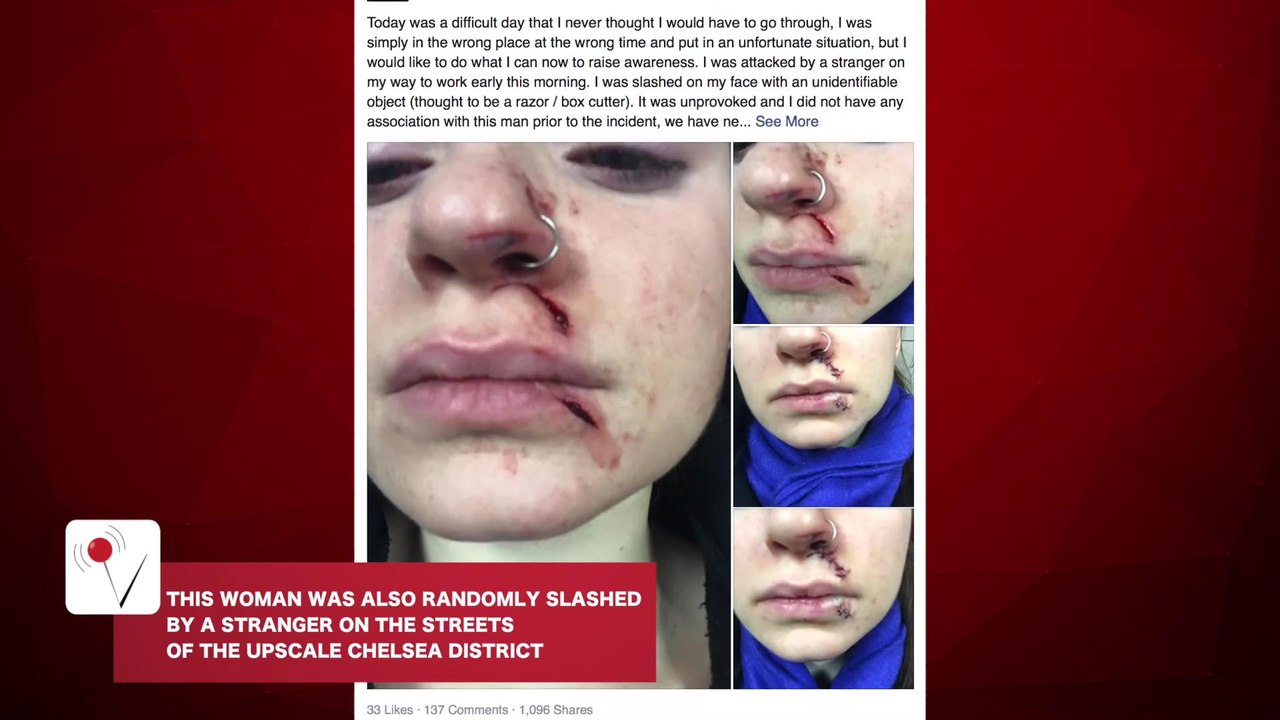 Crazed face slashers terrorize NYC streets
