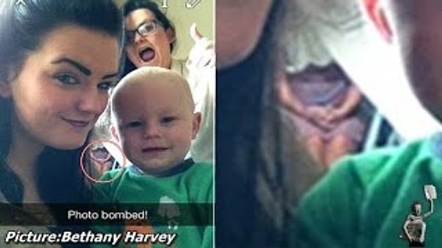 Ghost girl spotted in teenagers Snapchat selfie might give you nightmares