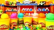 Surprise Eggs Play-Doh Toys Disney Pixar Cars Hot Wheels Super Heroes WWE Simpsons Play Doh