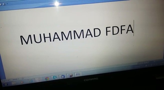 HOW to type full name of Holly Prophet (SAW) VERY nIce vedio