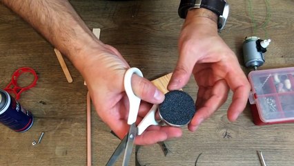 El yapımı zımpara makinası