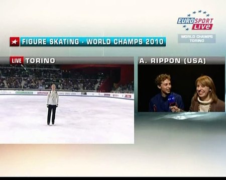 2010 Adam Rippon Worlds Post-LP Interview