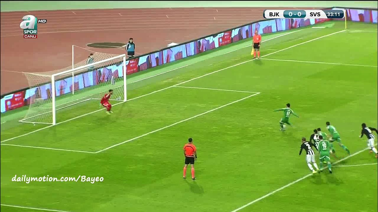 Ali Akburc Goal HD - Besiktas 0-1 Sivas Belediyespor - 28-01-2016 Turkish Cup - Second stage