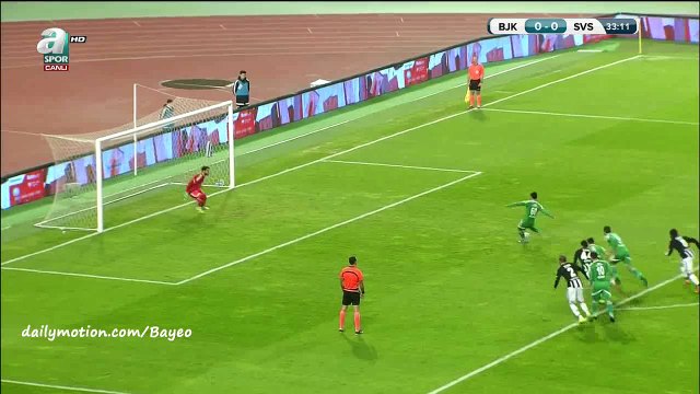 Ali Akburc Goal HD - Besiktas 0-1 Sivas Belediyespor - 28-01-2016 Turkish Cup - Second stage
