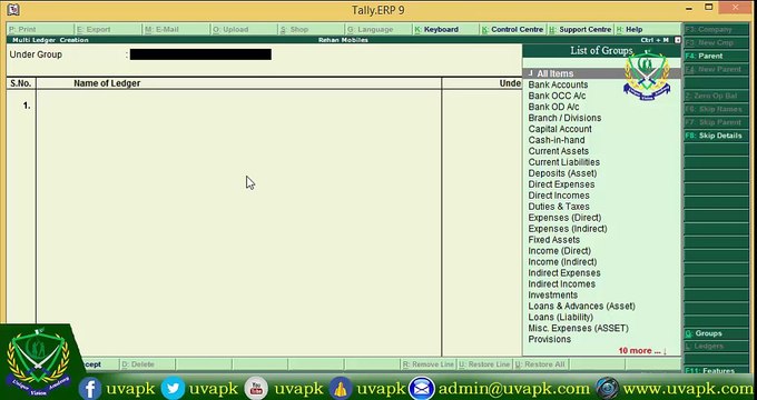 Lecture 8 How to creat accounts in groups in hindi urdu