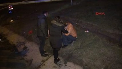 Tem Otoyolu'nda Servis Aracı Devrildi 1 Ölü, 17 Yaralı