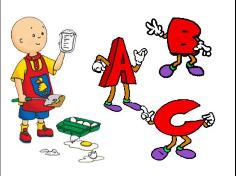 calliou abc - alfabeto in italiano per bambini - abcd alphabet italian song for children - 2016