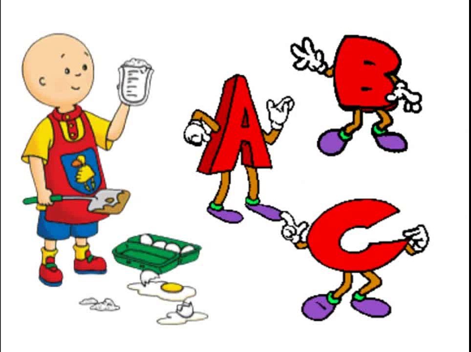 calliou abc - alfabeto in italiano per bambini - abcd alphabet italian song for children - 2016