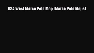 USA West Marco Polo Map (Marco Polo Maps)  PDF Download