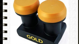 Micro New Gold - LNB con 1 salida (conectores Premium Gold full HD y 3D ready 01 dB) color