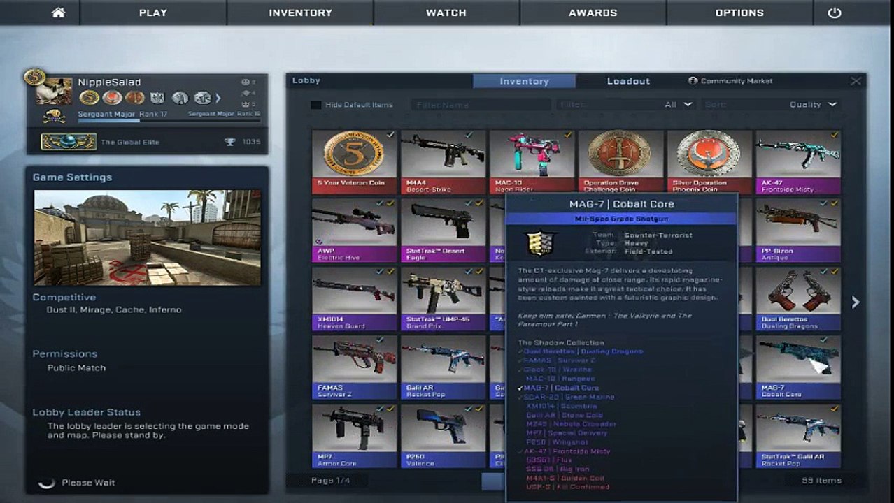 Counter-Strike Global Offensive 247 Nonstop Play to Death! Gameplay - Part 2