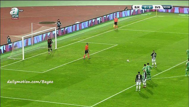 Cenk Tosun Goal - Besiktas 1-2 Sivas Belediyespor - 28-01-2016 HD