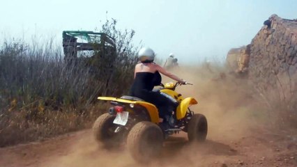 Young Girl Quad Crash Tenerife Teide Safari