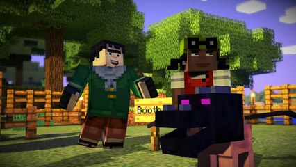 Minecraft- STORY MODE- The Order of the Stone - Part 2