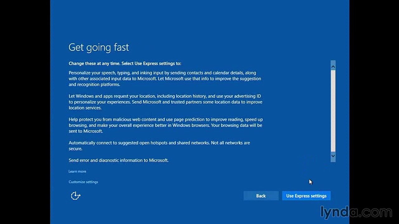Windows 10 Tutorial for Beginners 05 First Start