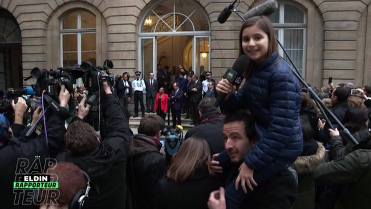 Cyrille Eldin utilise une enfant pour ses interviews politiques !