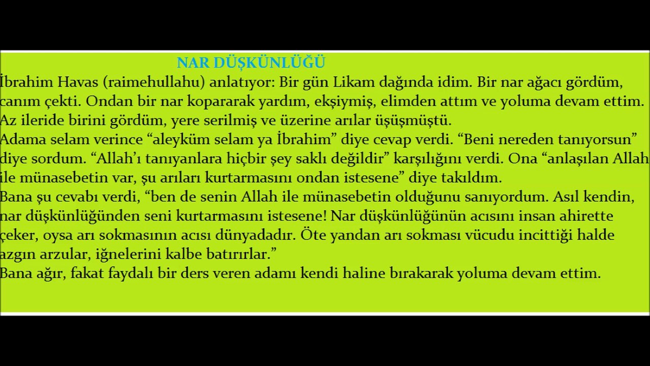 Ney Eşliğinde Düşündürücü Hikayeler