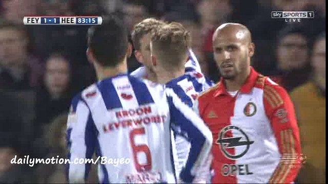 Joey Van den Berg Goal HD - Feyenoord 1-2 Heerenveen - 28-01-2016 Eredivisie