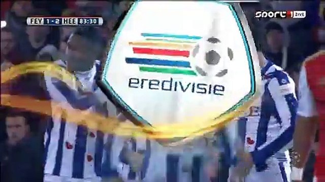 1-2 Joey van den Berg Goal Holland Eredivisie - 28.01.2016, Feyenoord 1-2 SC Heerenveen