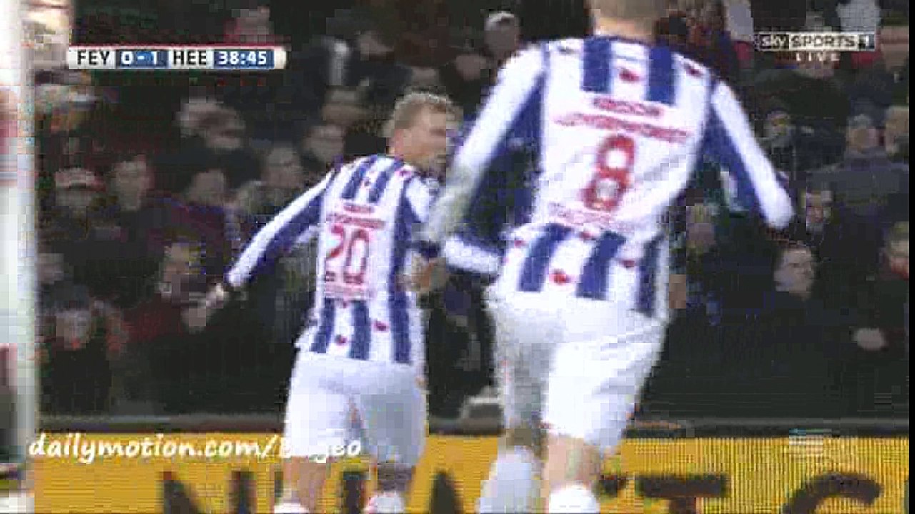 All Goals HD - Feyenoord 1-2 Heerenveen - 28-01-2016 Eredivisie