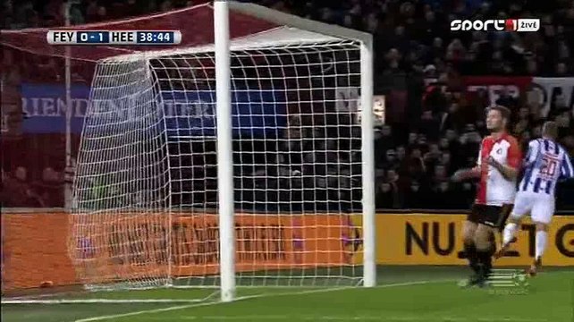 All Goals Holland Eredivisie - 28.01.2016, Feyenoord 1-2 SC Heerenveen