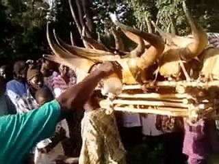 Cérémonie funéraire en milieu Diola 2 (enterrement chef traditionnelle)