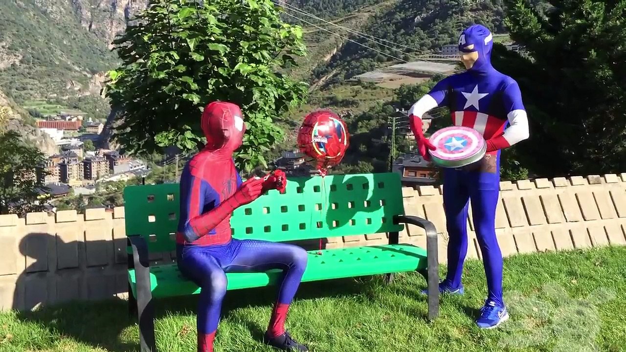 Spiderman vs Iron Man Nerf Battle in Real Life - Superhero Fights Movie