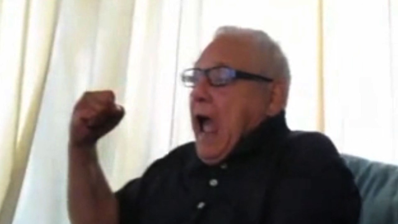 Sleeping Man Wakes To The Sound of Super Bowl Victory