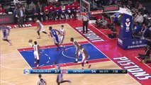 Philadelphia Sixers - Detroit Pistons   Highlights  27 Jan16