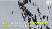 Skier Tumbles 1000ft Down Mountainside