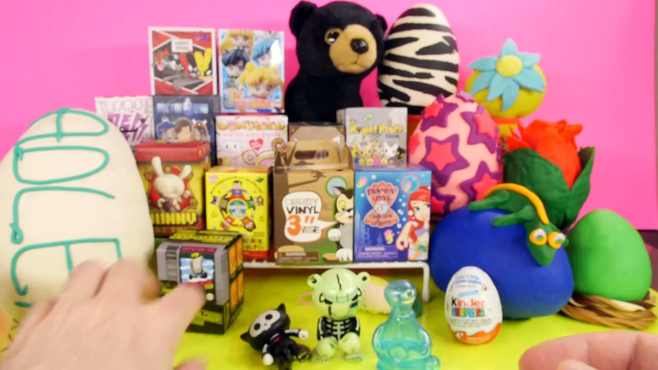 Play Doh Eggs Surprise Toys Vinylmations MLP Ghost Land Sailor Moon BFFS DCTC Disney Cars Toy Club
