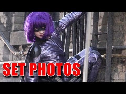 Kick-Ass 2 Set Photos (2013) - Chloe Moretz, Aaron Johnson
