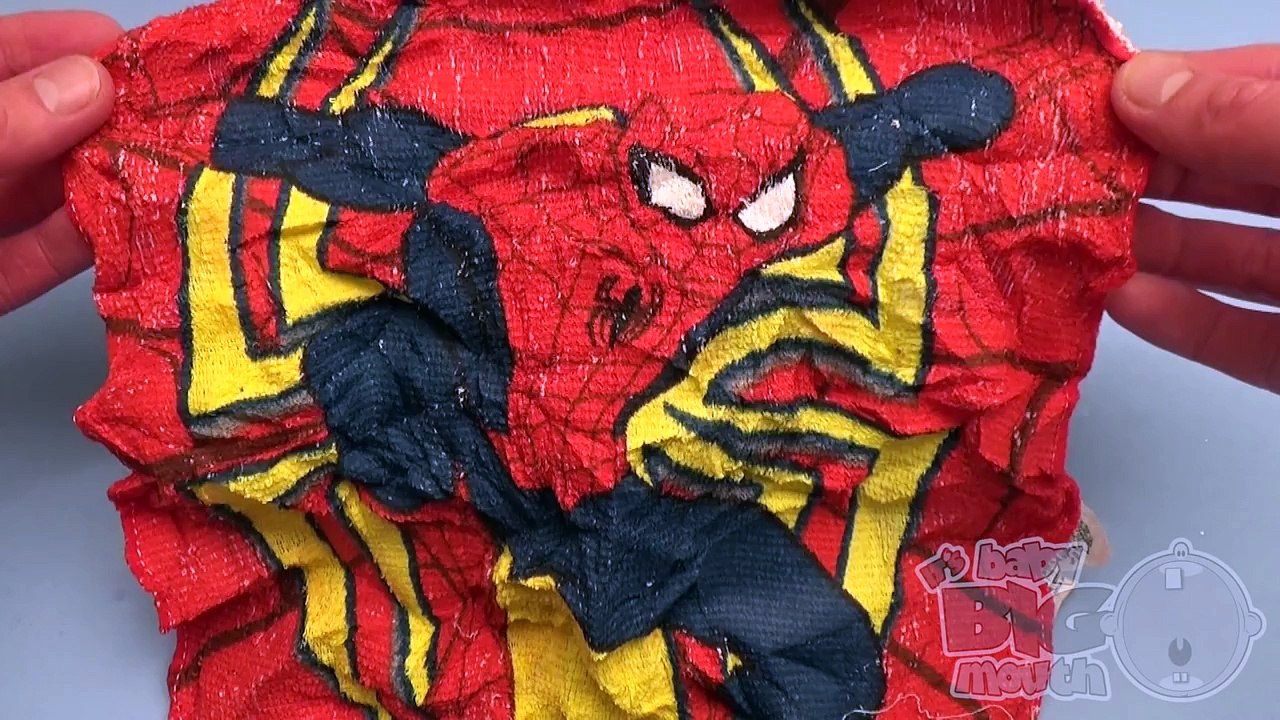 Spider-Man Surpris Egg Opening Party! Wit a HUG GIANT JUMB Surpris Egg!