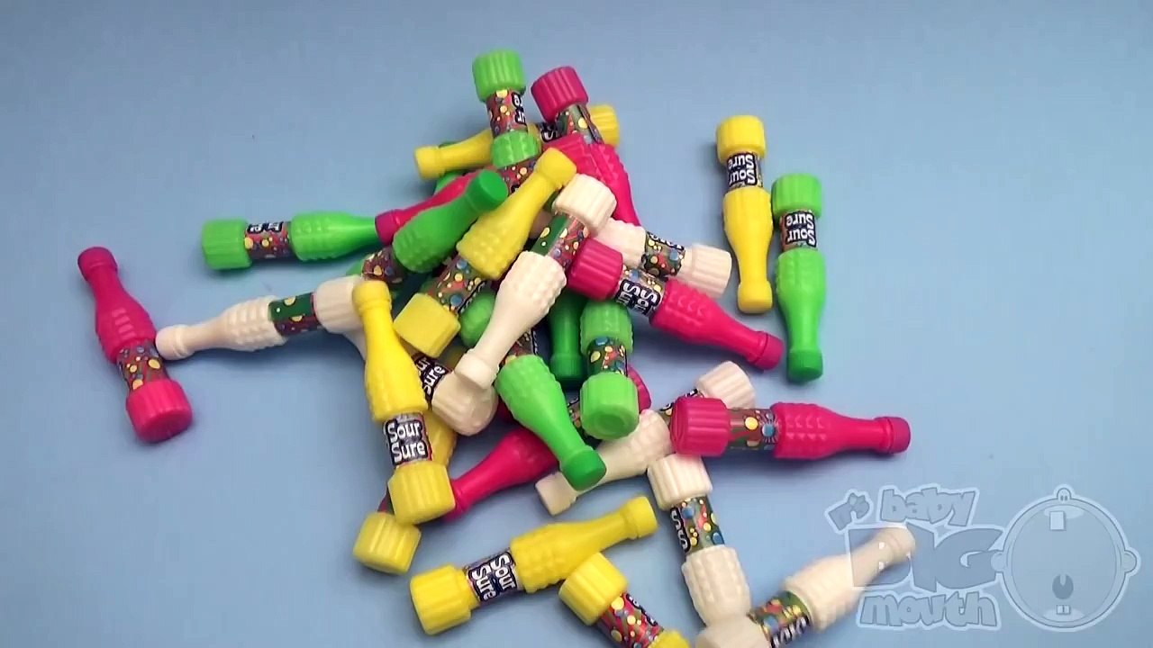 Learn Colour wit Candy Powde Bottles! Fun Learning Contest!