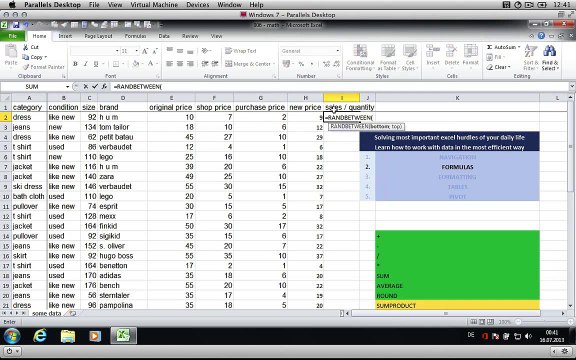Section 3 Formulas - Learn The Key EXCEL Formulas Used By Top Consultants