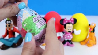 Clay Rainbow Color Surpris Egg Mickey Mous Minni Mous Egg Play Doug Disney Toy Episodes