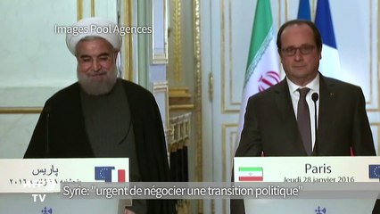 Syrie: "urgent de négocier une transition politique" (Hollande)