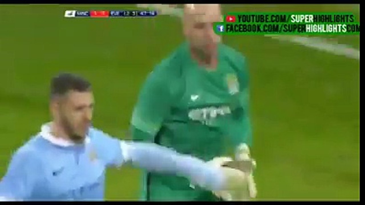 Manchester City 3-1 Everton - Goals and Highlights- League Cup Semi Finals
