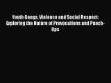 Youth Gangs Violence and Social Respect: Exploring the Nature of Provocations and Punch-Ups