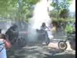 Mafia riders burnout fete de la moto 2006 soissons