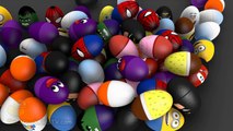 Learn Colors with Surprise Eggs Prank 3D for Kids Toddlers Color Balls Smiley Face [DuckDuckKidsTV]