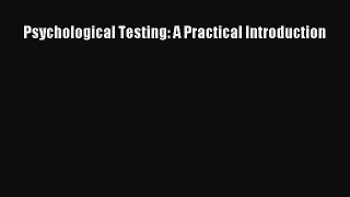 [PDF Download] Psychological Testing: A Practical Introduction [PDF] Full Ebook