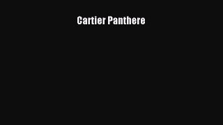 Cartier Panthere  Read Online Book