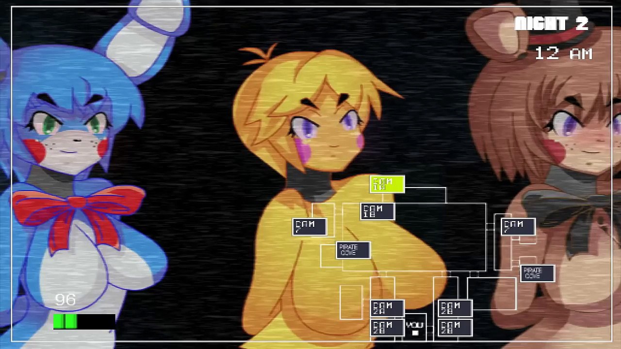 Five Nights In Anime Demo All Jumpscares (so far)