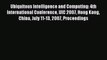 [PDF Download] Ubiquitous Intelligence and Computing: 4th International Conference UIC 2007