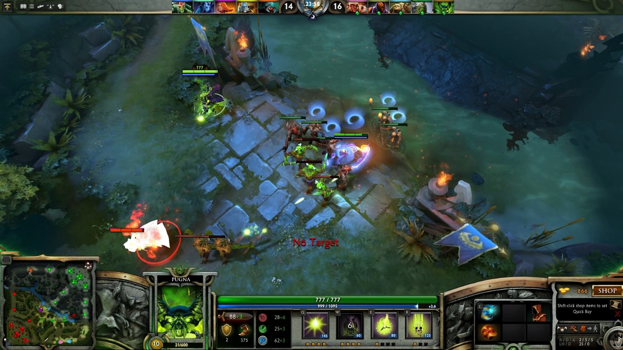 Dota 2 epic battle
