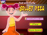 Cook with cathy Grilled pizza cooking game for girls Baby and Girl cartoons and games 4fi8Aa jeK