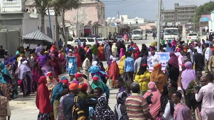 Somalis protest against Shebab after latest attack
