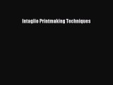 Intaglio Printmaking Techniques  Free Books